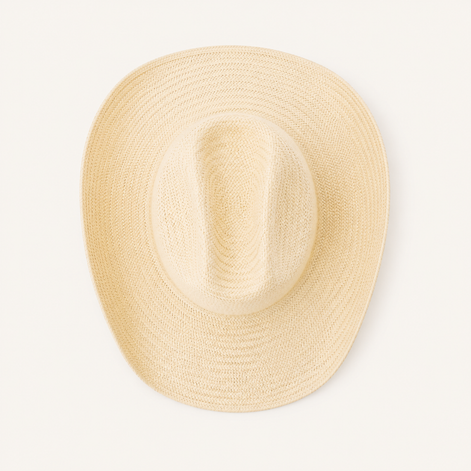 Minimalist Straw Western & Cowboy Hats