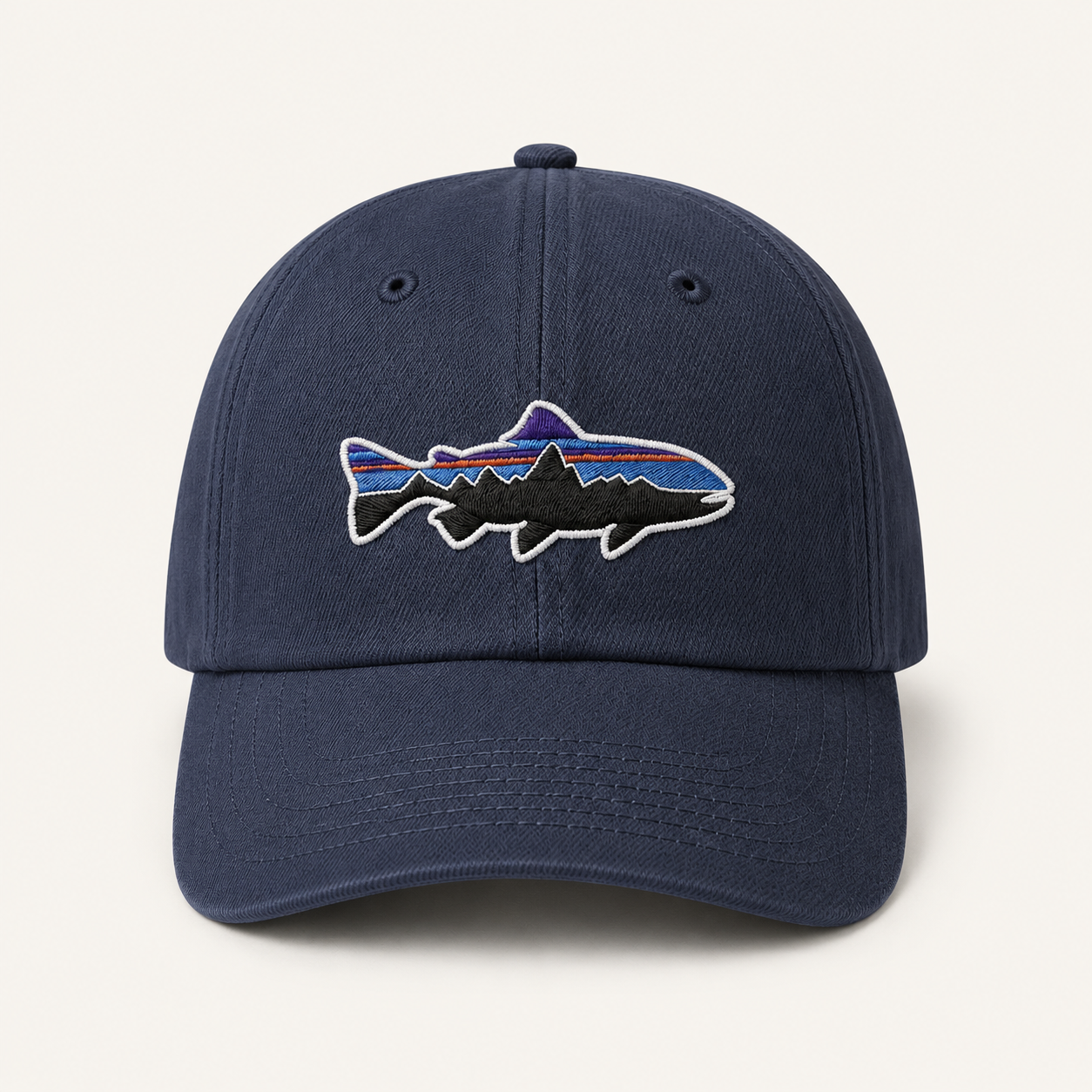 Outdoor Mountain Fish Baseball Caps
