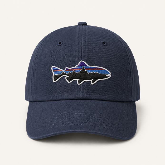 Outdoor Mountain Fish Baseball Caps