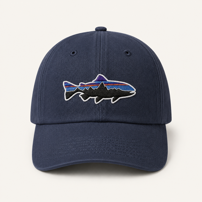 Outdoor Mountain Fish Baseball Caps