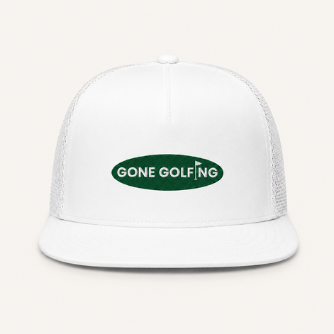 Gone Golfing Club Baseball Caps