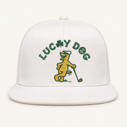 Lucky Dog Golf Embroidery Mesh Back Hat