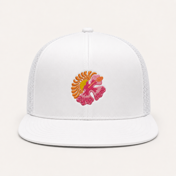 Sunny Funny Hibiscus Snapback