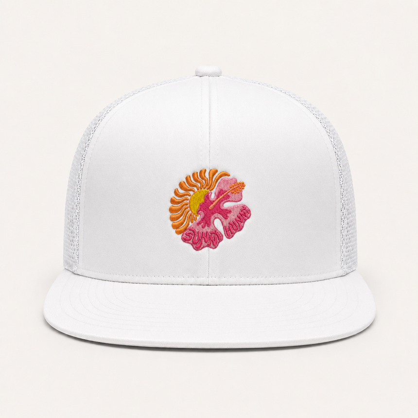 Sunny Funny Hibiscus Snapback
