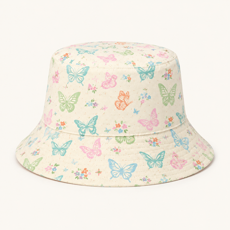 Watercolor Butterfly Bucket Hats