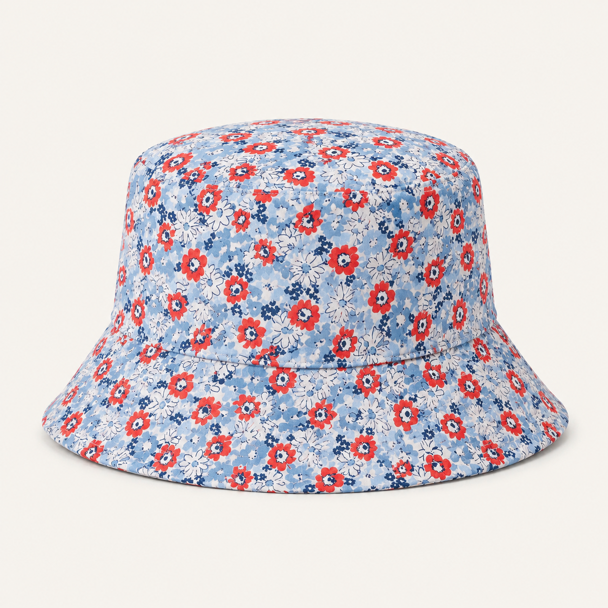 Vintage Floral Print Bucket Hats