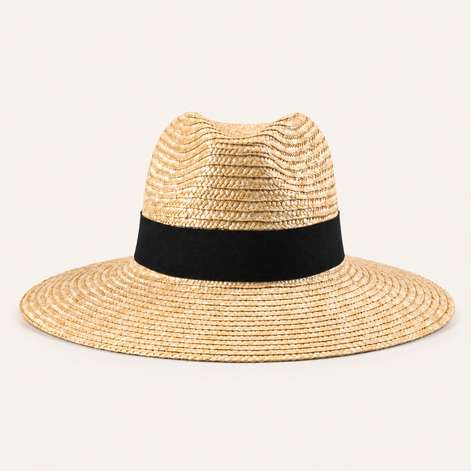 Woven Straw Fedora Hats