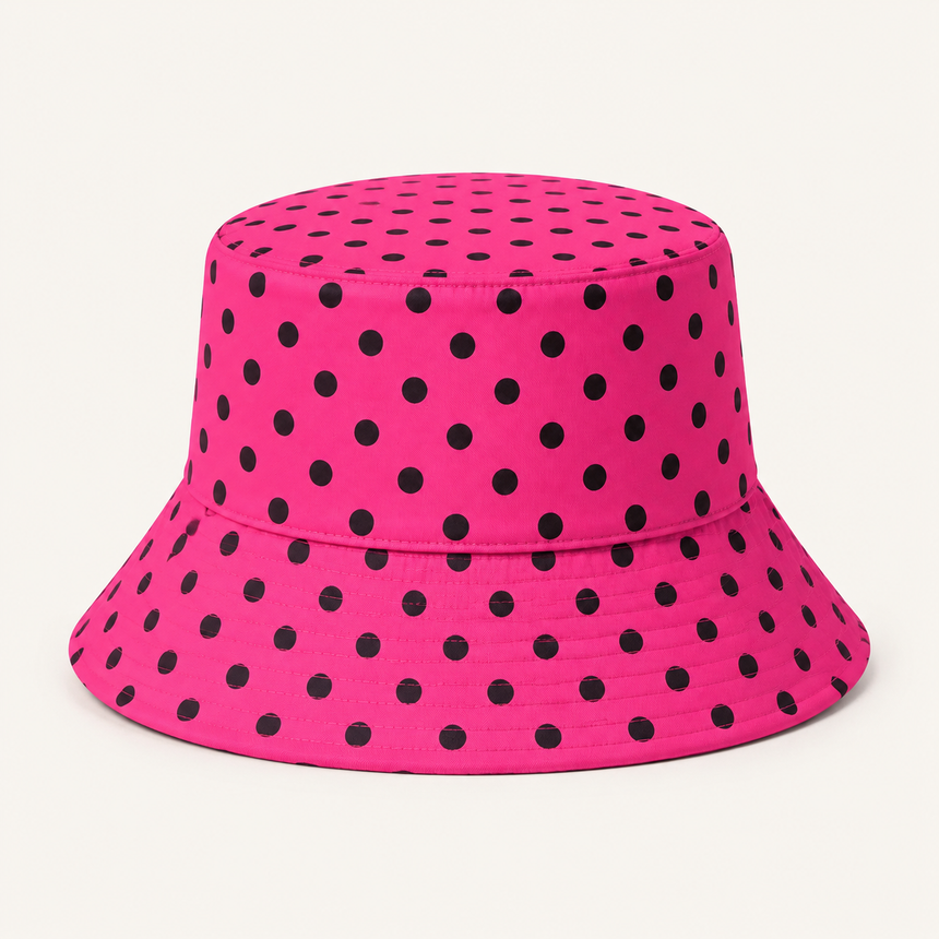 Polka Dot Print Bucket Hats