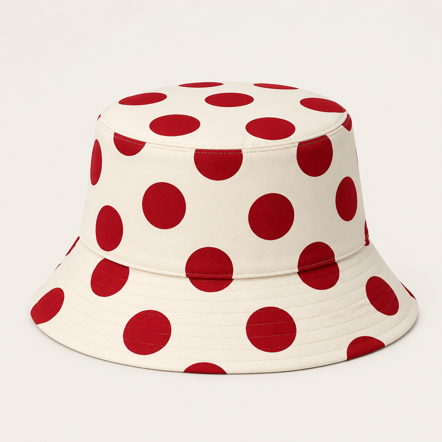 Retro Polka Dot Bucket Hats