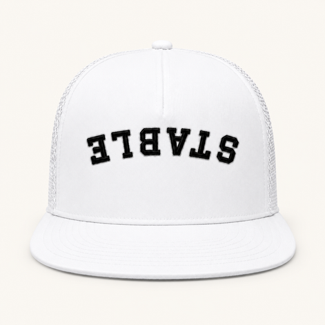 Inverted Stable Graphic Trucker Hats