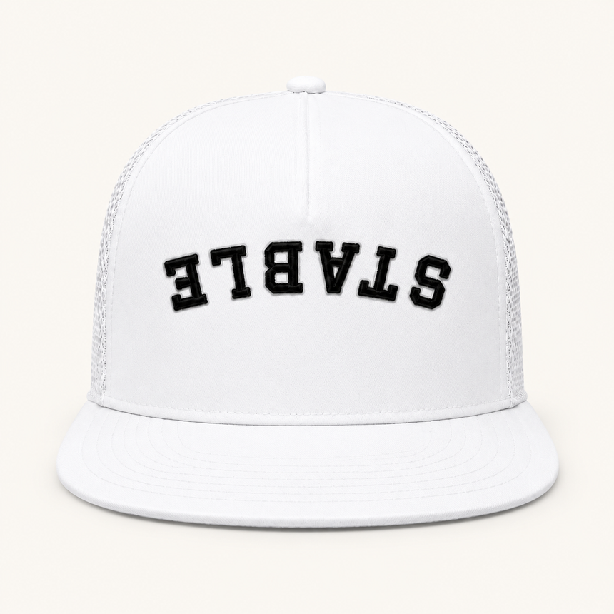 Inverted Stable Graphic Trucker Hats