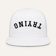 Inverted Trying Trucker Hats