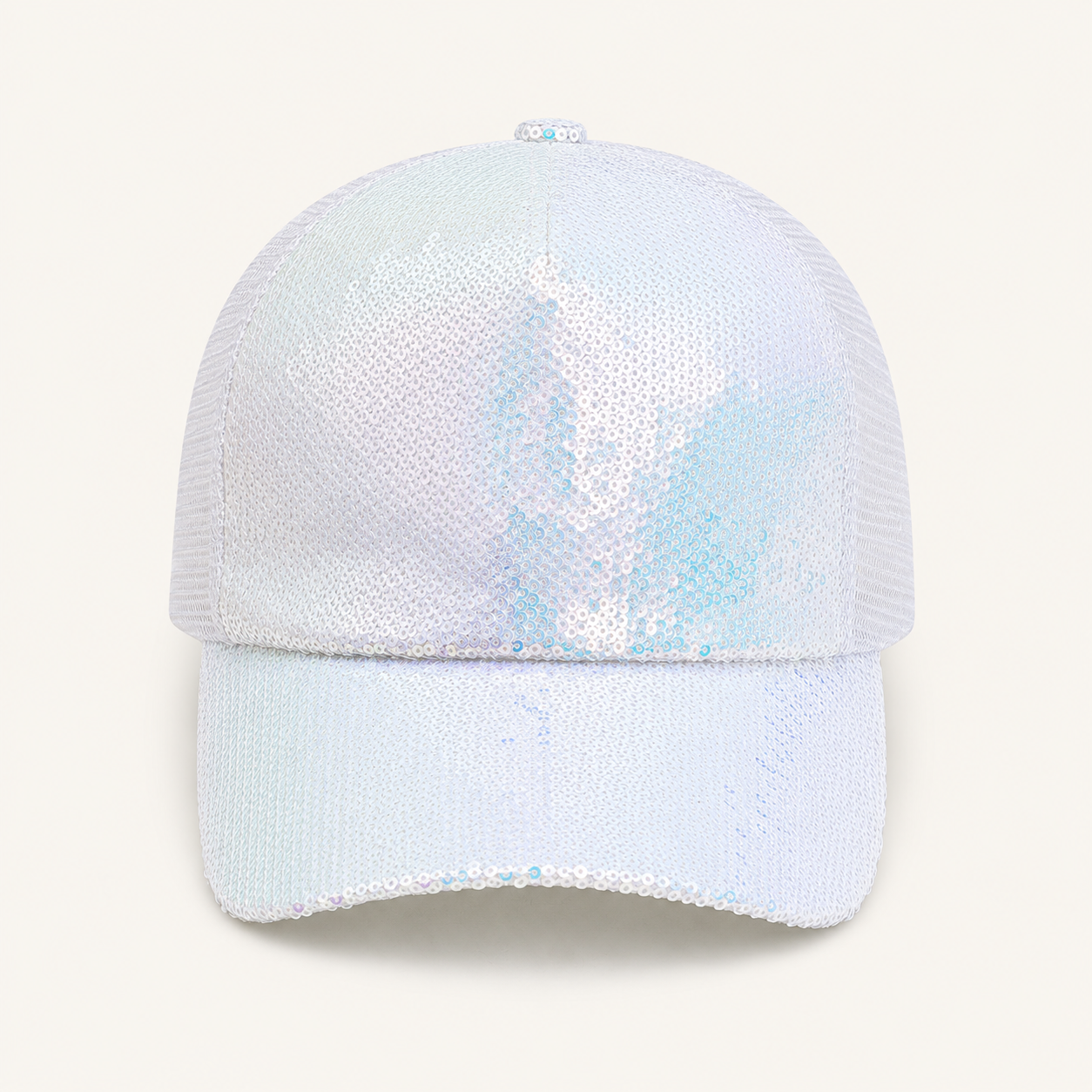 Iridescent Sequin Baseball Cap