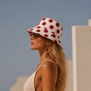 Retro Polka Dot Bucket Hats