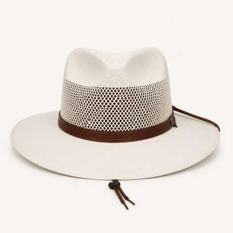 Ventilated Woven Fedora Hats
