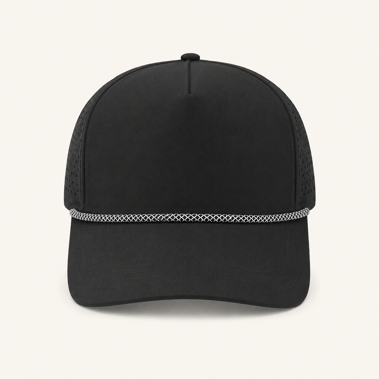Rope-Trim Performance Cap