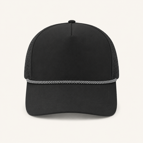 Rope-Trim Performance Cap