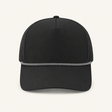 Rope-Trim Performance Cap