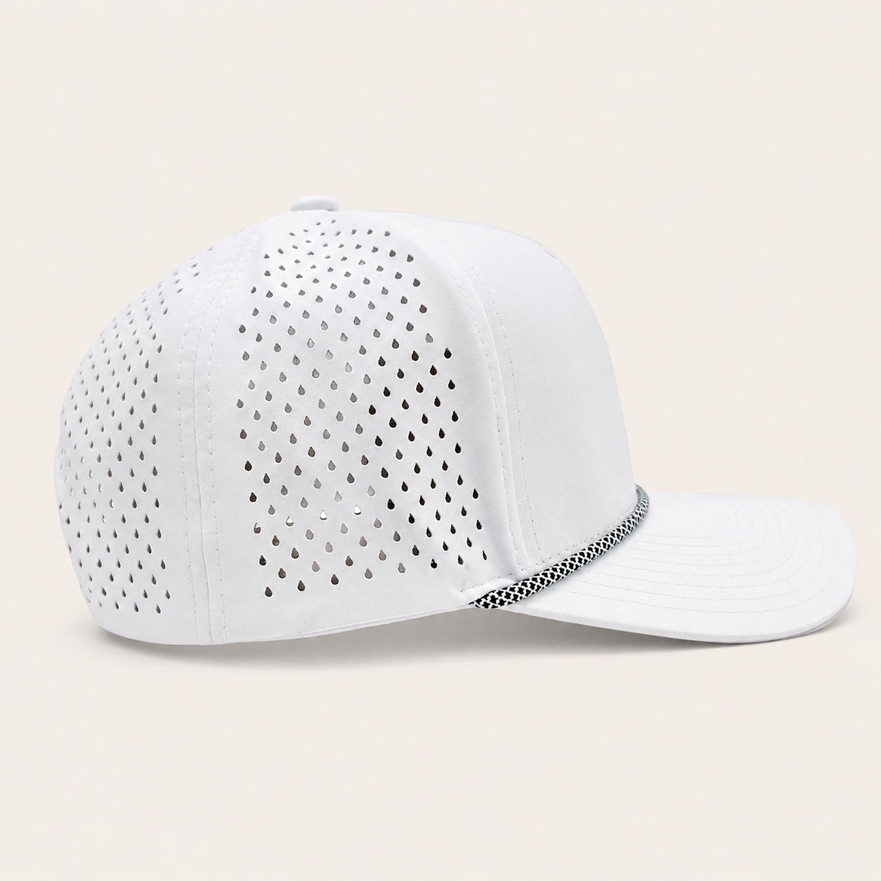Rope-Trim Performance Cap