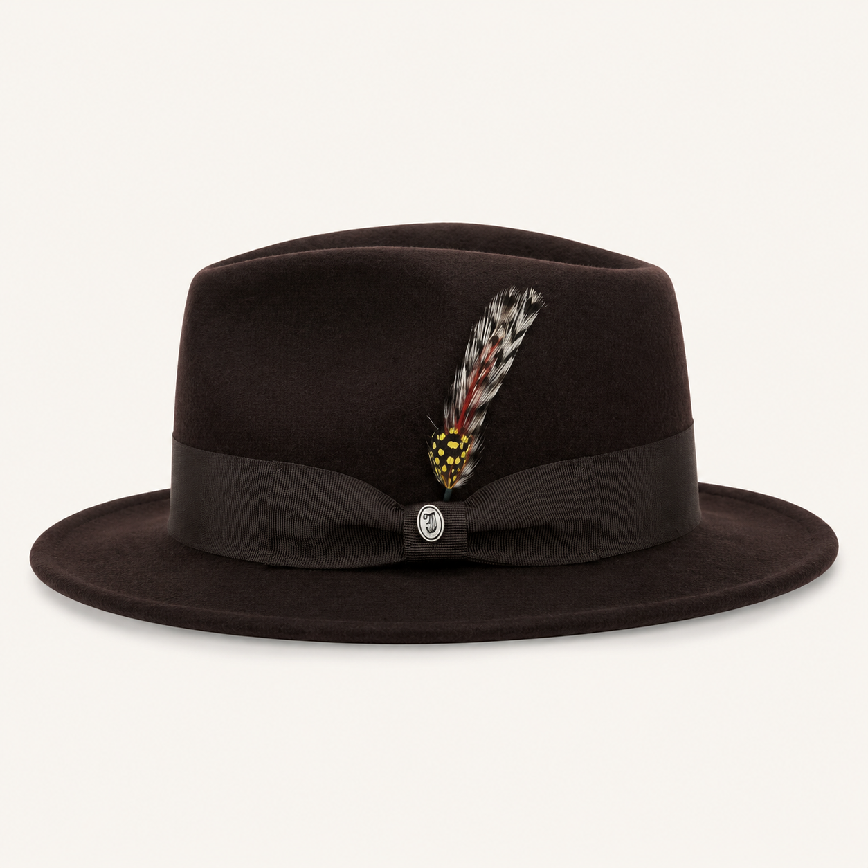 Classic Feather Accent Fedora Hats