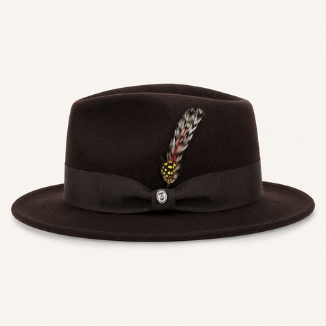 Classic Feather Accent Fedora Hats