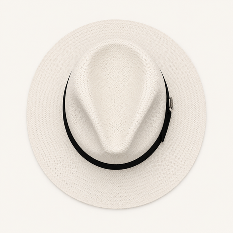 Minimalist Woven Fedora Hats