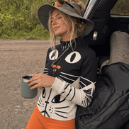 Cat Duo Graphic Windproof Jacket