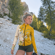 Golden Botanical Garden Windproof Jacket