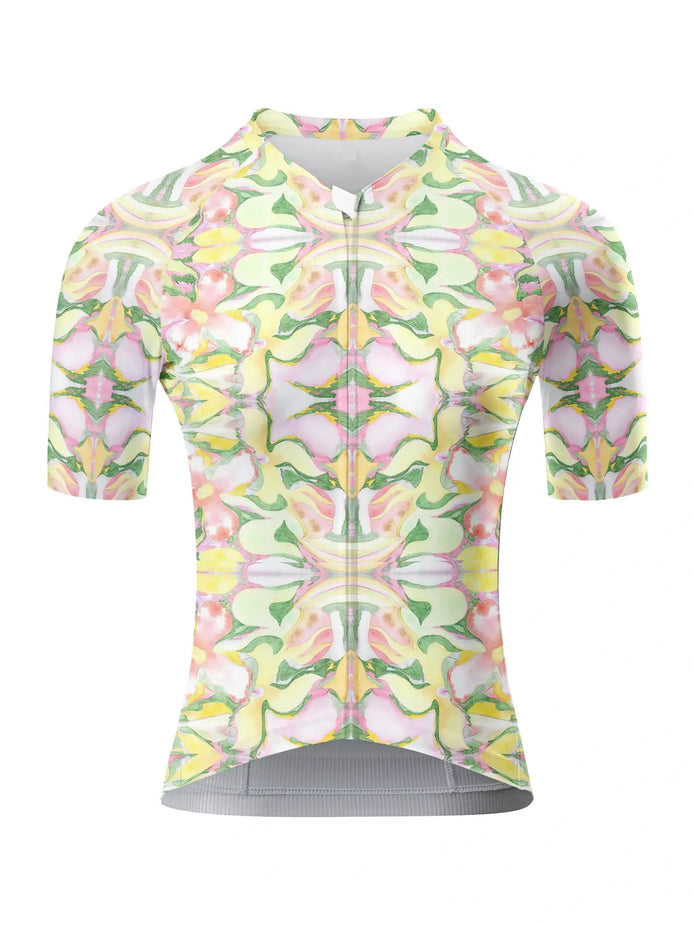Floral Symmetry All-Weather Watercolor Art Pro Jersey