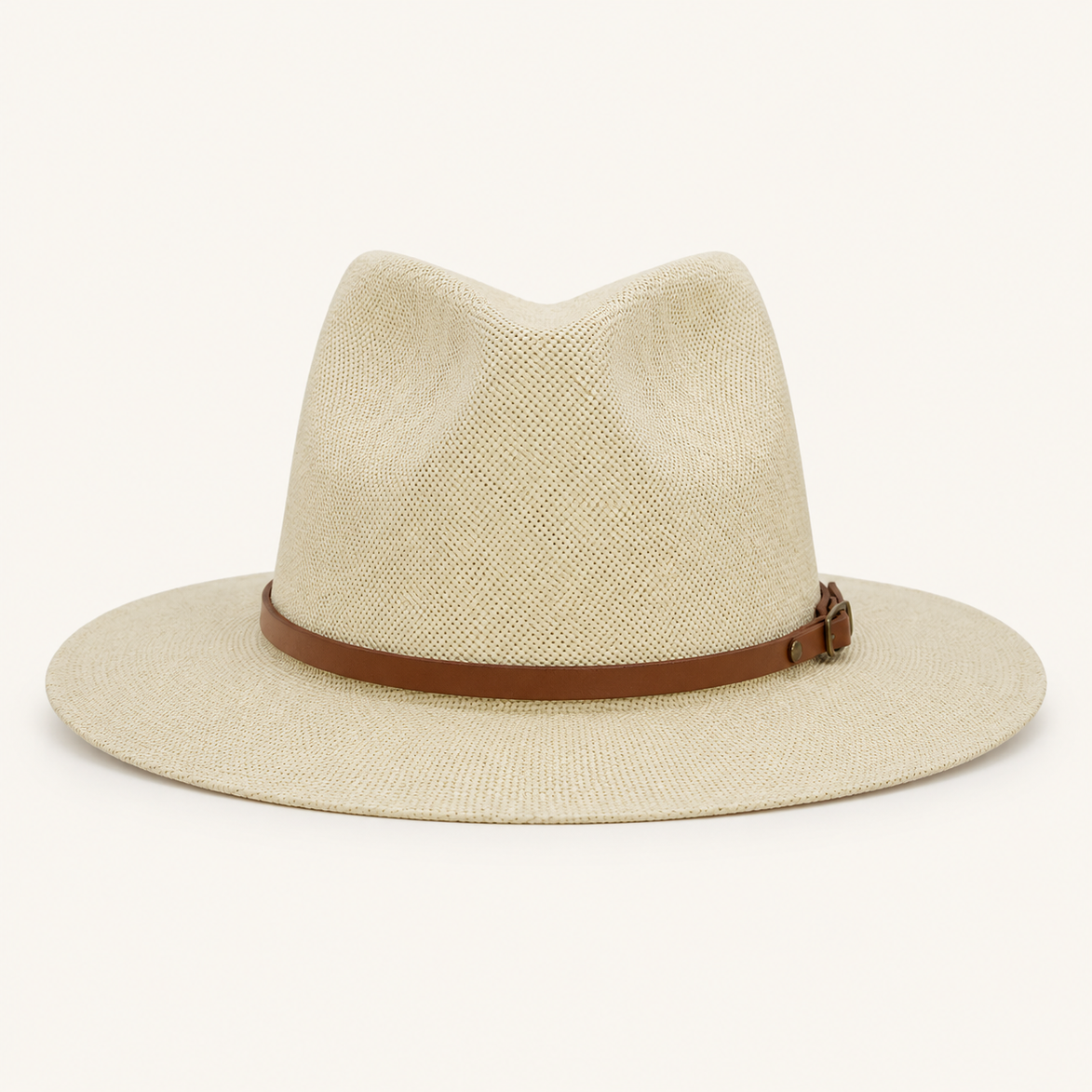 Minimalist Belted Fedora Hats