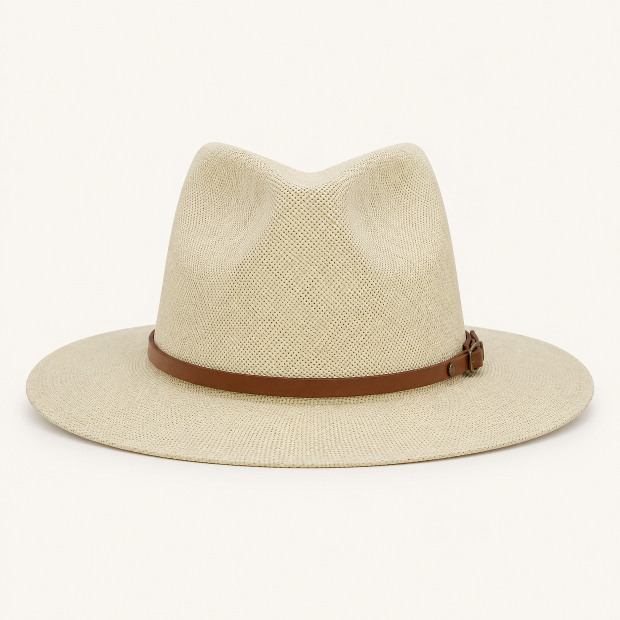 Minimalist Belted Fedora Hats