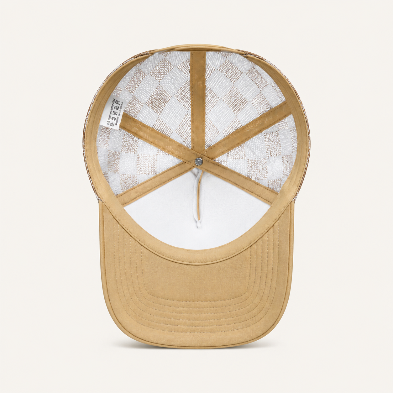 Checkerboard Mesh Trucker Hats