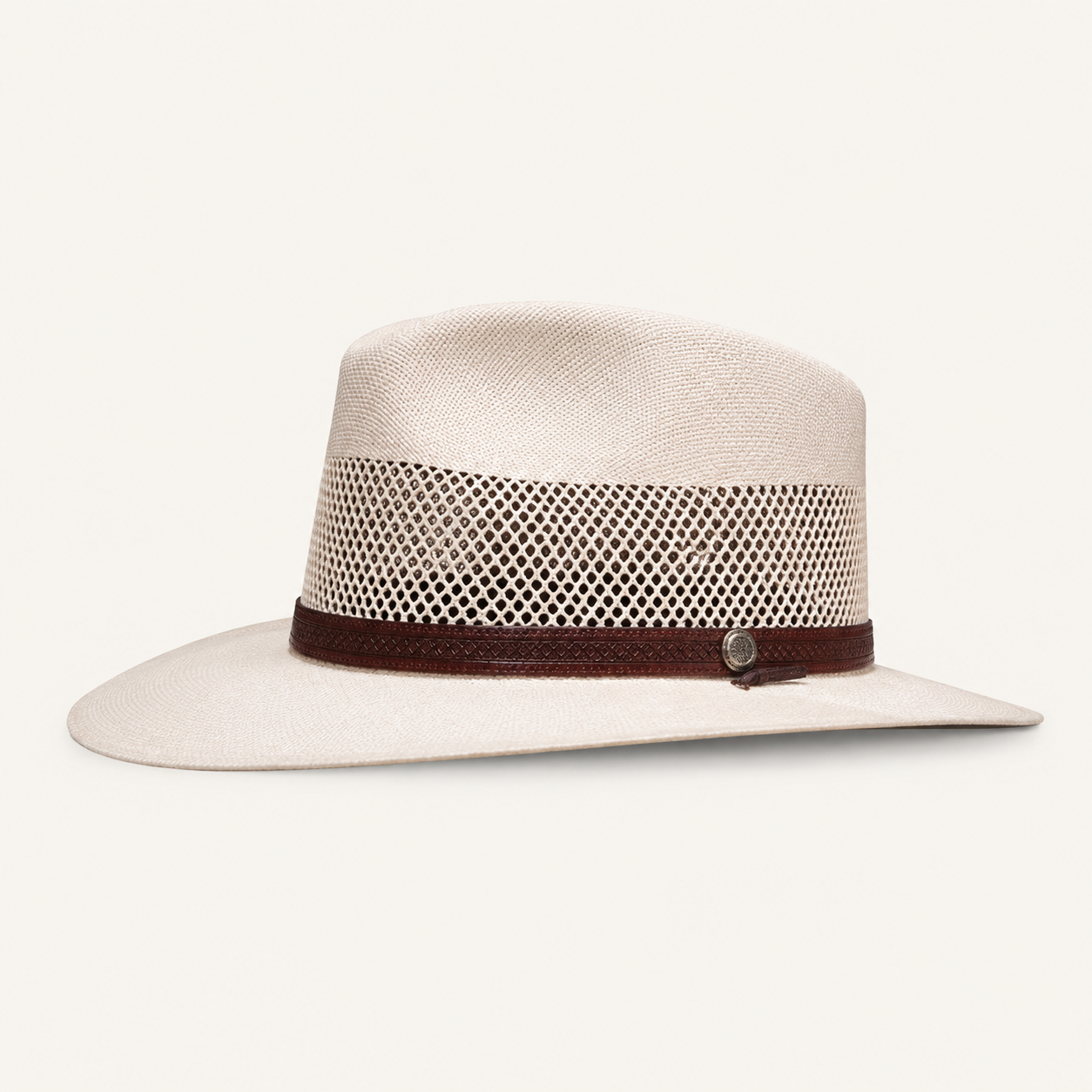 Ventilated Woven Fedora Hats