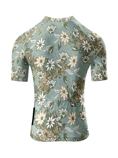 Artistic Retro Floral Performance Cycling Jersey