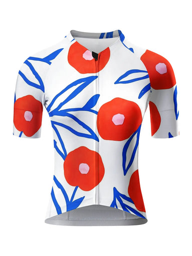 Poppy Print Cycling Jersey