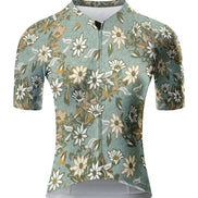 Artistic Retro Floral Performance Cycling Jersey