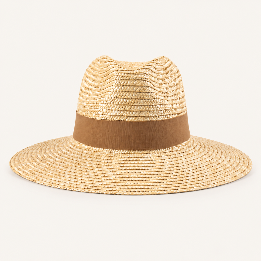 Woven Straw Fedora Hats