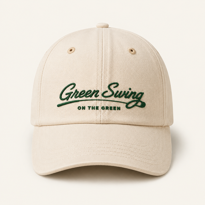 Green Swing Vintage Golf Baseball Caps