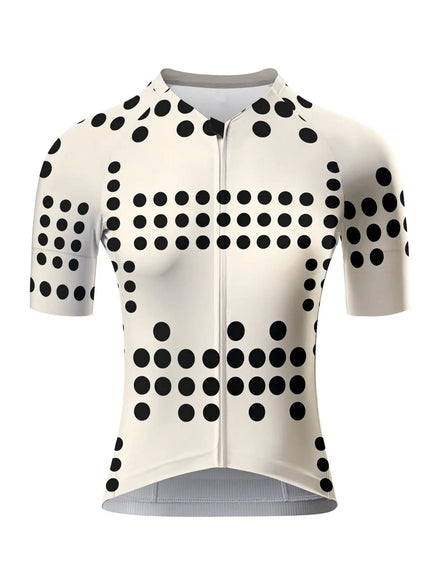 Monochrome Bold-Dot Pro Aero Jersey