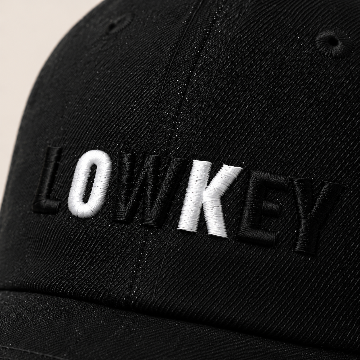 Slogan Washed Denim Baseball Caps
