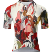 Abstract Oil Painting Short Sleeve Cycling Jersey