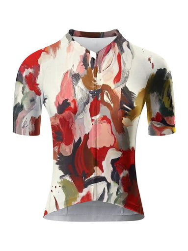 Abstract Oil Painting Short Sleeve Cycling Jersey