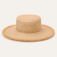 Frayed Straw Sun Hat