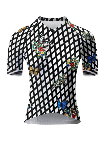 'Wild Butterfly' Checkerboard Pro Aero Jersey
