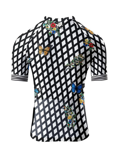'Wild Butterfly' Checkerboard Pro Aero Jersey