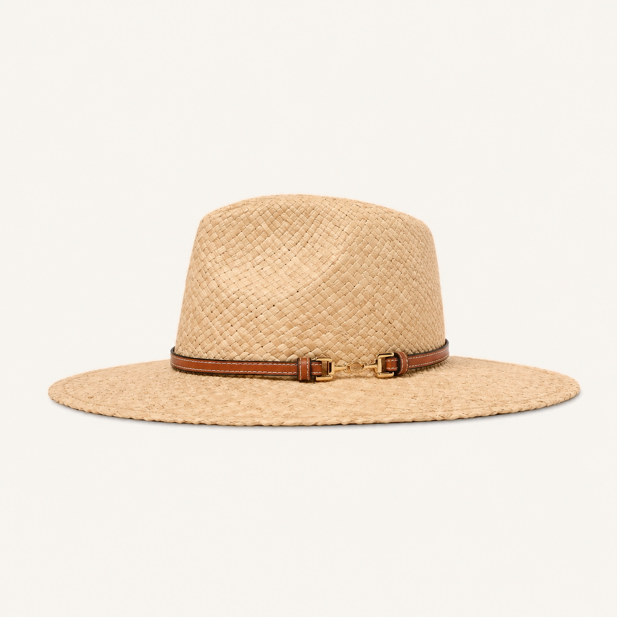 Chain Belted Fedora Hats