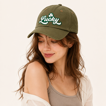 Lucky Script Baseball Cap