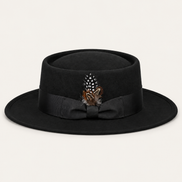 Vintage Feather Pork Pie Hats