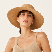 Packable Straw Sun Hat