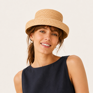 Wheat Straw Boater Hat